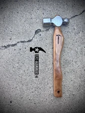 Bad-Hammer Unmarked 1.1lb Custom Cherry Wood 11.5in Handle Finishing Hammer