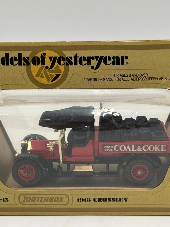Matchbox Models of Yesteryear Y-13 1918 Crossley Coal & Coke Truck Vintage NEW - Image 3 of 4