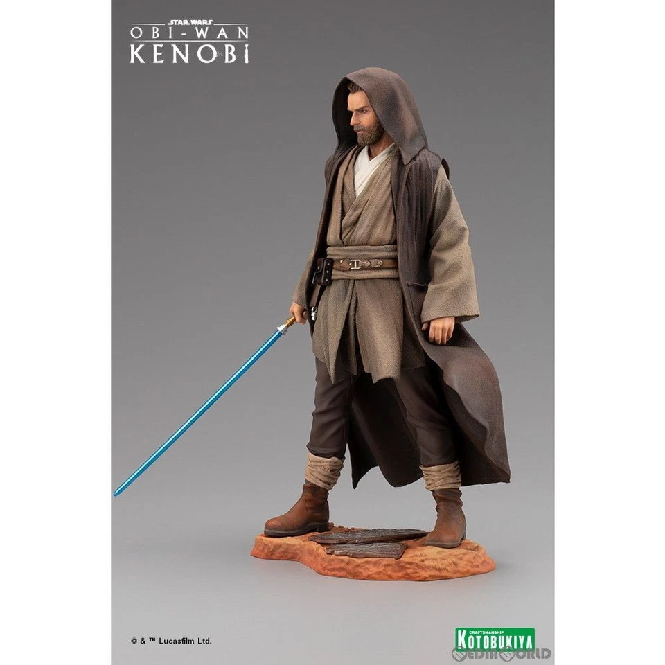 Kotobukiya ARTFX Obi-Wan Kenobi Star Wars 1/7 Figura Kit SW201 Coleccionable Foto 3 de 4