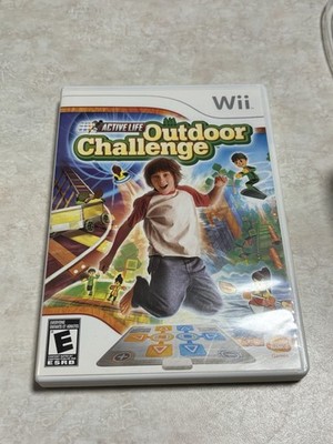 Active Life: Outdoor Challenge (Nintendo Wii, 2008) Complete w/ Manual Tested 