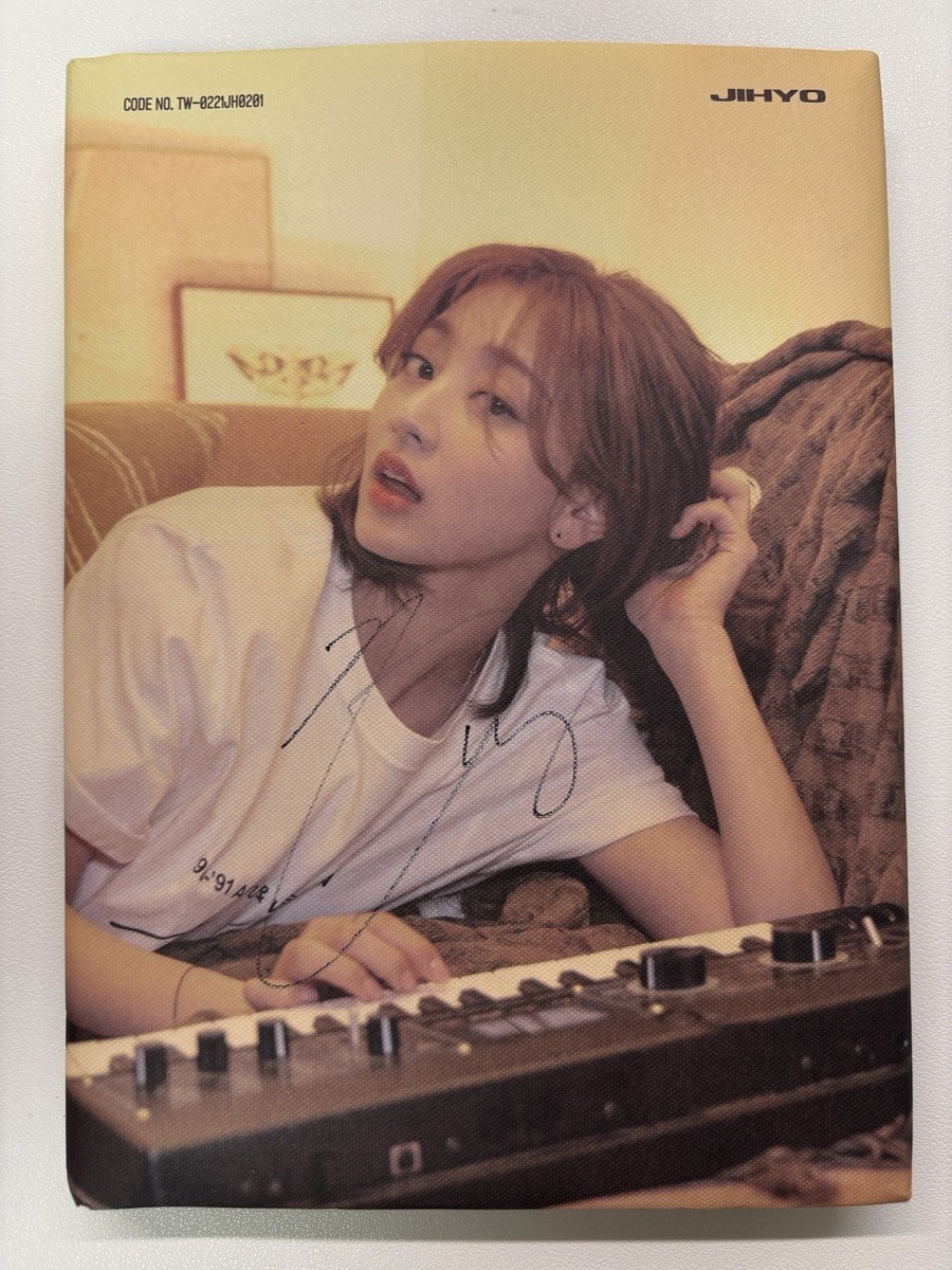 TWICE JIHYO [ZONE] Autographed Signed Album MINT CONDITION | eBay