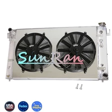 For 1994-02 Dodge Ram1500 2500 3500 3.9/5.2/5.9L Alu 3Row Radiator+Shroud+14"Fan