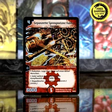 German - DM02 - S4/S5 - Armored Blasting Master Valdios - Duel Masters DM2