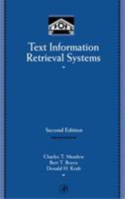 Text Information Retrieval Systems Hardcover