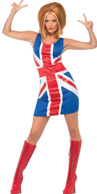 Women's 1990s Ginger Power Costume Size LARGE