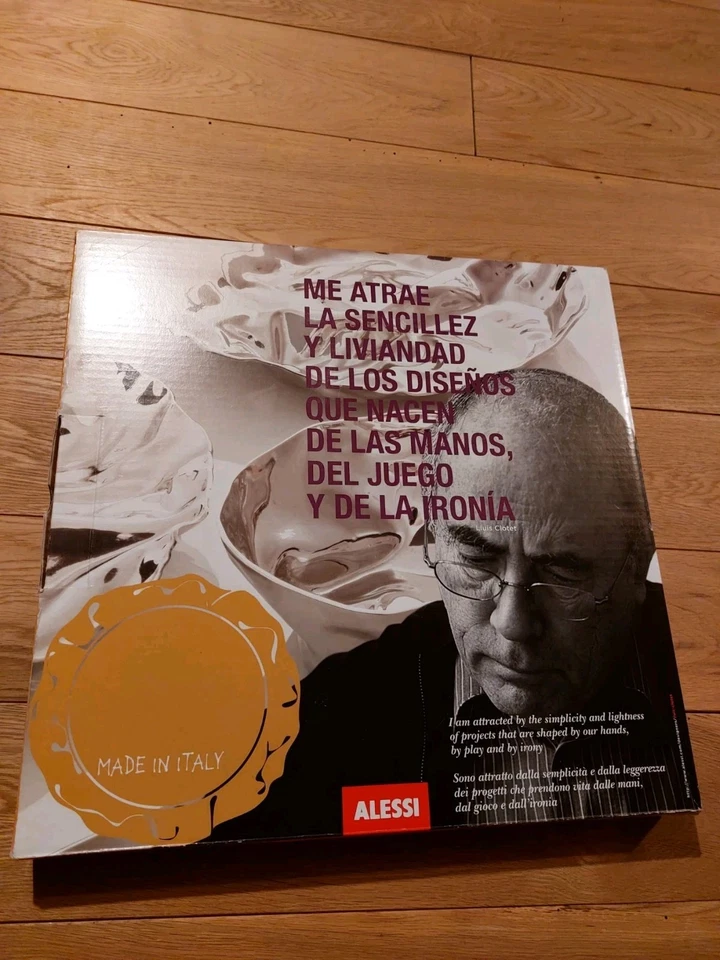 Alessi 90039 Foix Vassoio di Design, Acciaio 18/10, Cucina NUOVO - Immagine 3 di 4