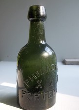 M. FLANAGAN PETERSBURG VA PHILADELPHIA XXX PORTER & ALE Antique Beer Soda Bottle