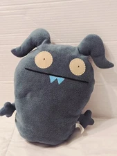 Ugly Dolls Uglydoll Plush Evergreen Dark Green Plush Blue Fangs RARE “Croudy”