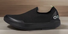 Oofos Oomg Eezee Low Womens Size 9.5 Black Casual Walking Shoe Retail:$129.95