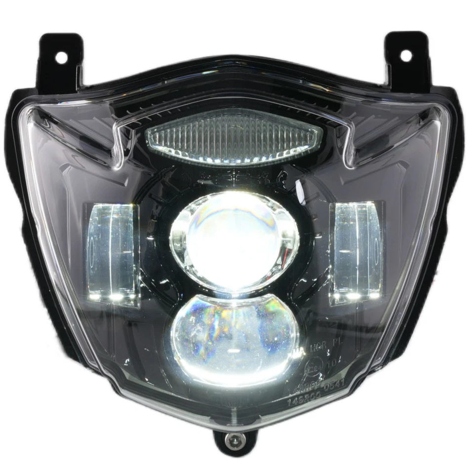 LED Headlight Assembly DRL Hi/Lo Beam For Yamaha XT660X 04-06 XT660R 2004-2016 - Image 2 of 4