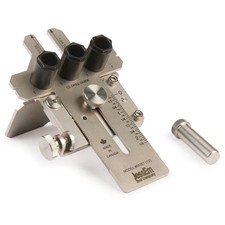 Plantilla de clavija de acero inoxidable JessEm 08357 1/2" con guía angular herramienta de carpintería