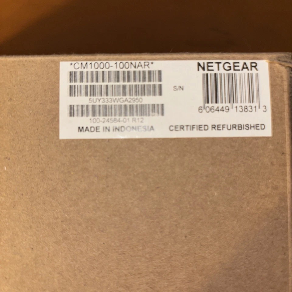 Netgear CM1000v2  High-Speed Cable Modem - Black™ (refurbished) - Image 4 of 4