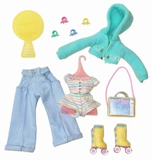 Lol Omg Sunshine Gurl Doll Pastel Rollerskates Shoes Outfit Pants Jacket Lot