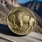 1913-S Type 2 Buffalo Nickel Full Horn ~ Key Date ~ Lightly Circulated #BN13FHKD