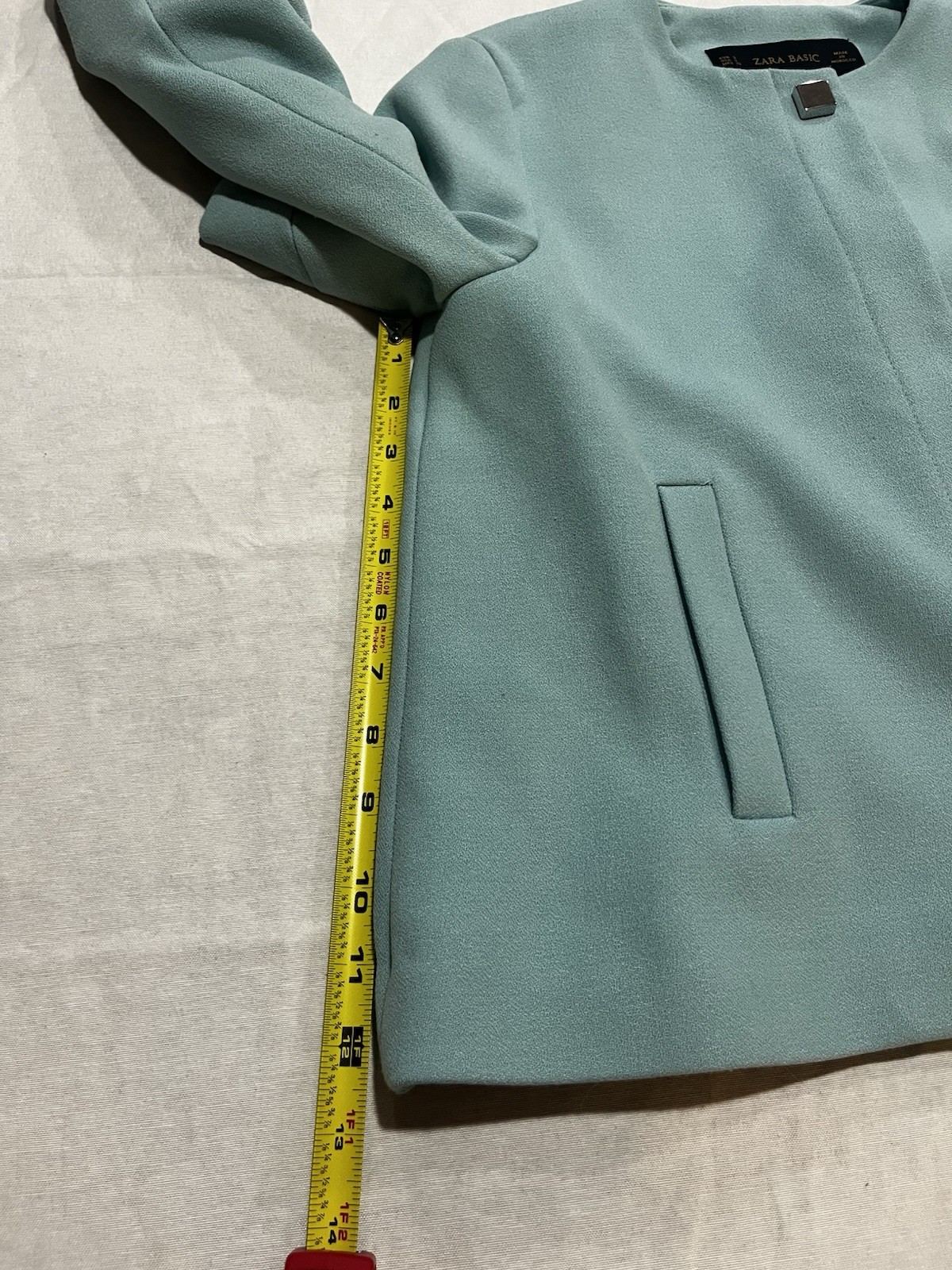 Zara Basic Size Small Blazer  Jacket Women's  Tea… - image 8