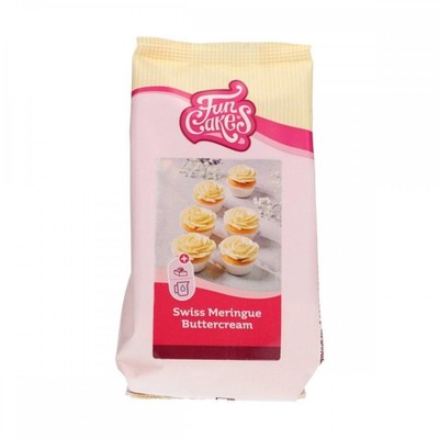Tortendekoration Topping FunCakes Schweizer Baiser Buttercreme 400g Instant Pulver
