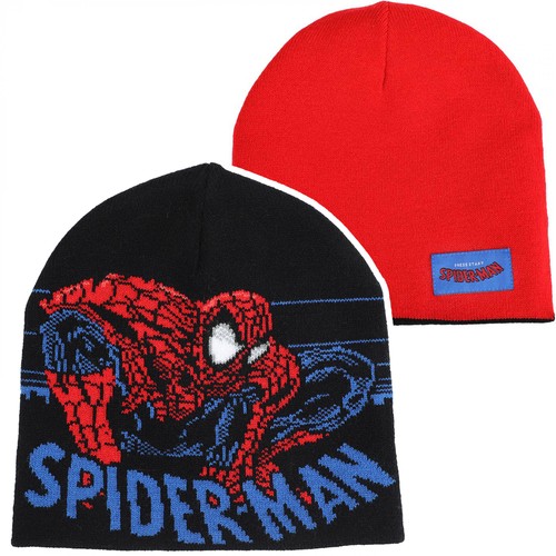 Spider-Man Reversible Jacquard Skull Cap Beanie Multi-Color