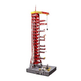 Modubrix Mocs Building Block NASA Saturn-V Launch Umbilical Tower Bricks Toy Set