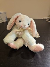 2001 Original Ty Beanie Baby Cottonball the Rabbit Plush Stuffed Animal  w Tag