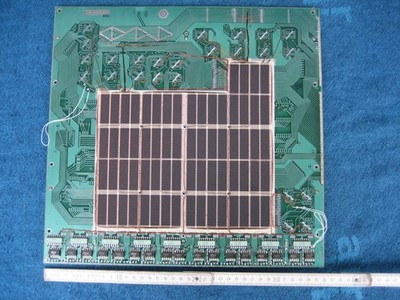 ca. 36 x 35cm Kernspeicher Ampex 32kx17 Ringkernspeicher Magnetspeicher von 1982