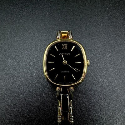 ORIENT Quartz Working Item GP Ladies SS Back Black Dial