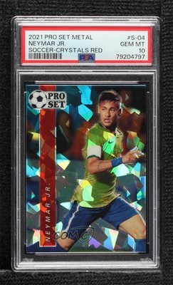 2021 Leaf Pro Set Sports Red Crystals 42/50 Neymar Jr #S-04 09gn