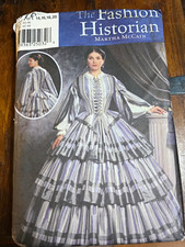 Simplicity 9761 Martha McCain Fashion Historian Womens Dress Pattern Vintage