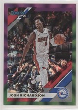 2019-20 Panini Donruss Holo Purple & Green Laser 4/10 Josh Richardson #109 n1u