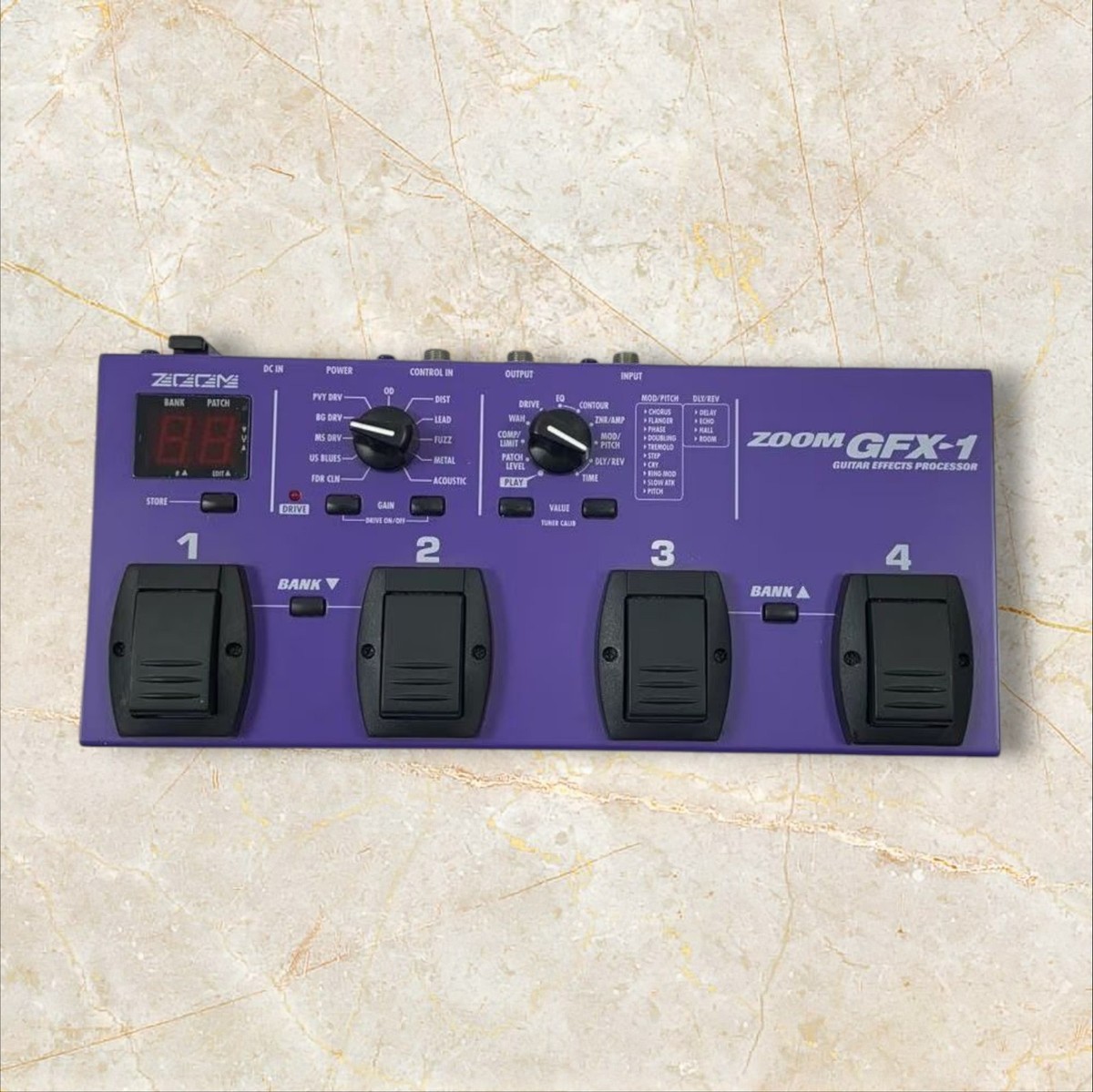 Zoom GFX-1 Multi-Effects Guitar Effect Pedal for sale online