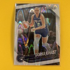 2025 Panini Prizm WNBA #109 Dorka Juhasz White Seismic Wave Prizm
