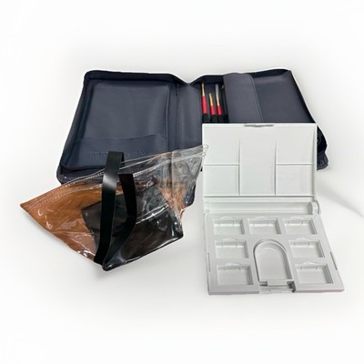 Winsor & Newton Travel Watercolor Set Case Palette Brushes Artist Kit