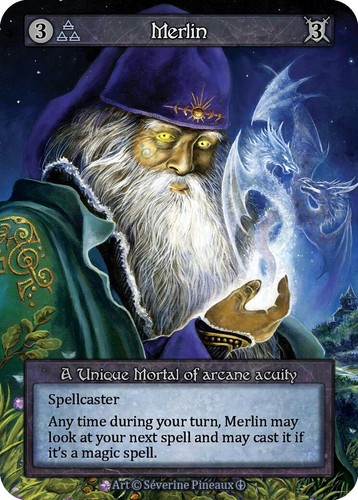 Merlin [Foil] Sorcery: Contested Realms Arthurian Legends card