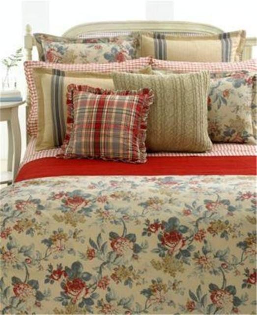 RALPH LAUREN Lake House Floral TWIN COMFORTER NWT Cotton | eBay