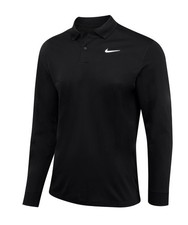 Image of Nike Nike Dri-FIT Victory solid long sleeve polo DN2344
