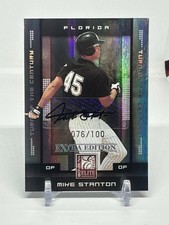 2008 Donruss Elite Extra Edition Giancarlo Stanton Mike Auto /100 74