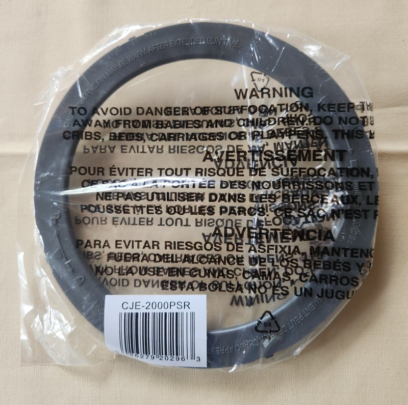 Cuisinart CJE-2000PSR Replacement Pulp Sealing Ring Fits Models CJE-2000 Juicer