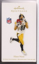 PITTSBURGH STEELERS #86 HINES WARD ZNAK ROZPOZNAWCZY 2012 NFL OZDOBA ŚWIĄTECZNA