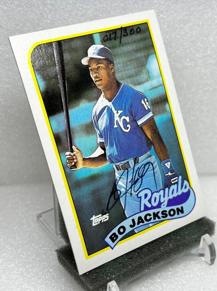 BO JACKSON 2002 Topps Archives AUTOGRAPH #'d 17/300  Certified legend!  Bo Knows - Image 2 of 4