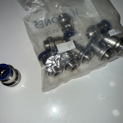 Krones  (Pack of 10)  Push to Connect Fitting 8mm QS-G1/4-8-I-K-cs