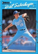1990 Donruss Best of the AL Bret Saberhagen Kansas City Royals #21