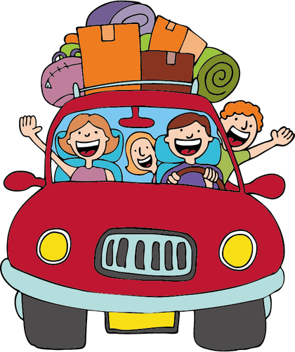 Family Funny Bus Cartoon Travel Car Bumper Sticker Decal 4 Family Funny Bus Cartoon Travel Car Bumper Sticker Decal 4