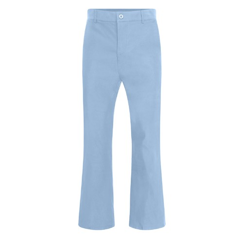 Men Bell Bottom Pants 70s Disco Outfits Bell Bottom Slim Fit Retro Flared AU - Picture 119 of 143