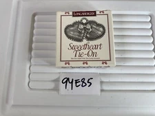 Longaberger Sweetheart Tie On Accessory 71617 New 94E85
