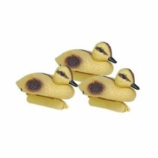 Floating Yellow Cute Duckling Decoys for Koi Pond or Pool Decoration - 3 Pack