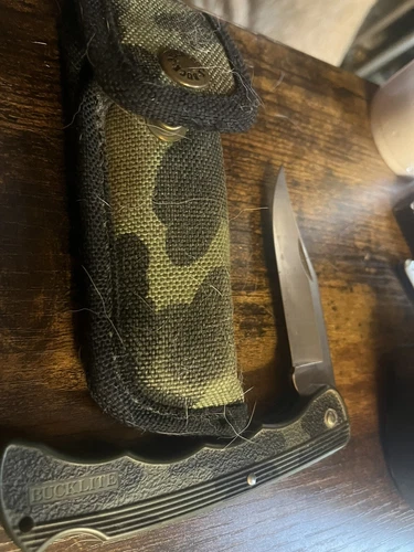 VINTAGE BUCK No. 426 BUCKLITE FOLDING LOCKBACK KNIFE (CP3012895)  Camo Knife