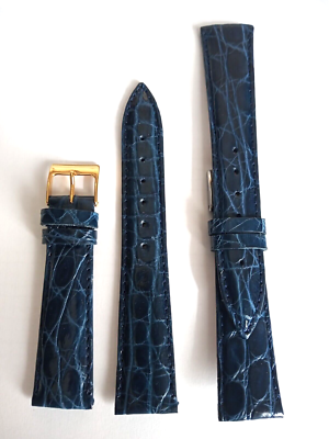 CINTURINO PELLE DI COCCODRILLO VERO SEMI IMBOTTITO NUOVO DA 20