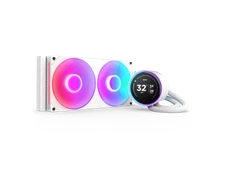 KRAKEN ELITE RGB 240 BLACK WITH AIO LIQUID COOLER WITH IPS LCD & STATIC PRESSURE