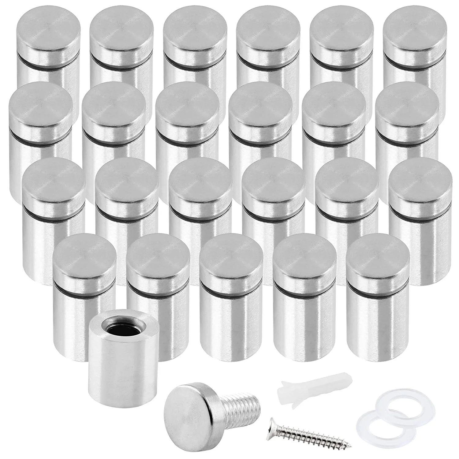 1/2" X 3/4" Sign Standoff Screws Wall Standoff Mounts, Standoff Screws