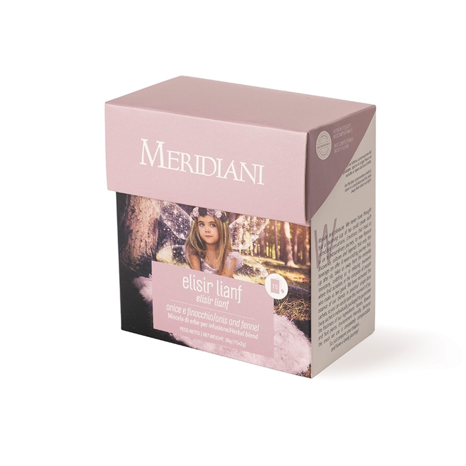 Meridiani - Elisir di Lianf - Tisana digestiva dopo pasto Liquirizia Anice Finoc