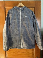 REI Boys Gray Print Rain Jacket  Size 18 18 Years 